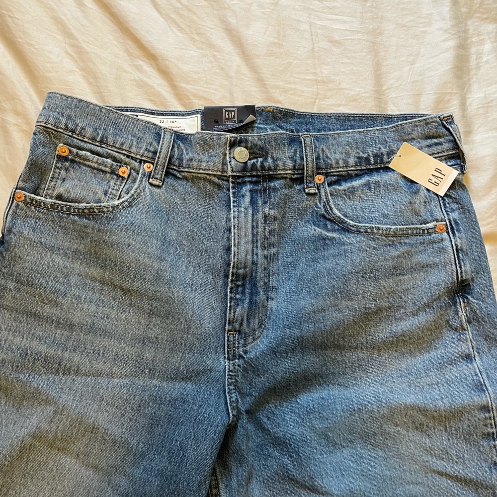 Sky high straight jeans. Size 32/14